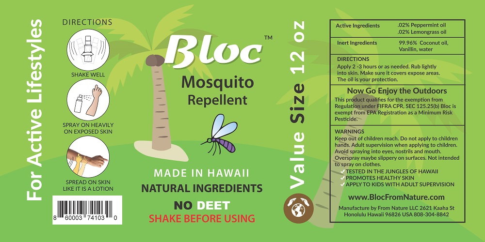 Bloc Mosquito Repellent 12 oz Value size